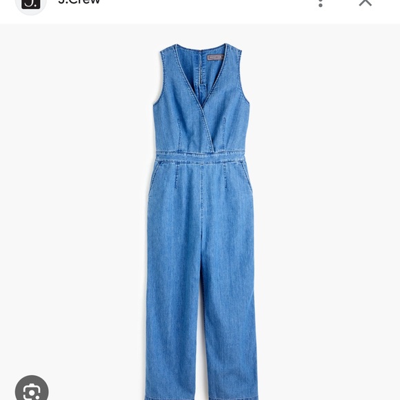 point sur Pants - J.Crew Point Sur denim jumpsuit